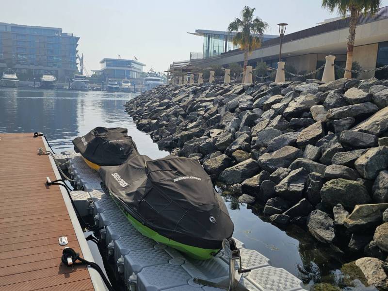 Floating dock for Jet Ski in Dubai UAE